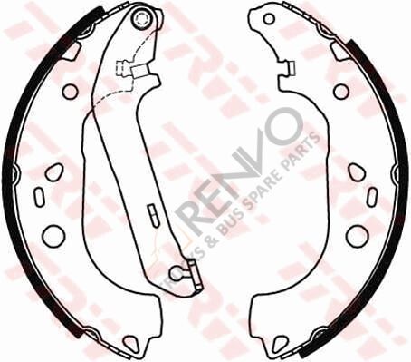 Ford Transit Connect 2002-2006 Arası 1.8 16V Arka Fren Pabuçlu Balata TRW Marka