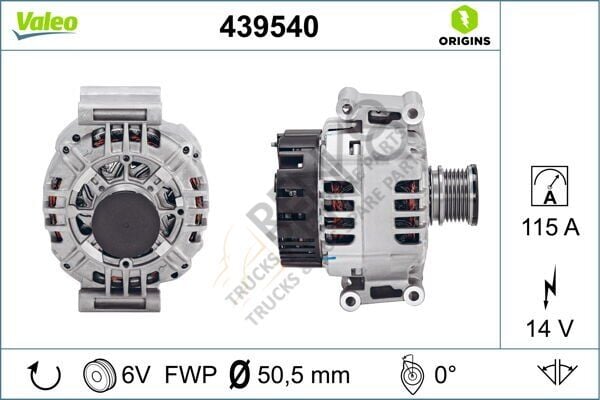 Mercedes Vito 1996-2003 Arası 108 CDI 2.2 Alternatör Valeo Marka