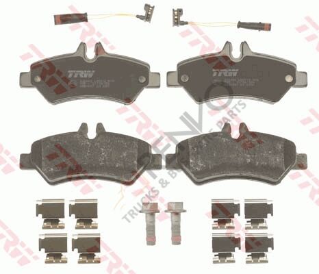 Mercedes Sprinter 2006-2010 Arası 319 CDI / BlueTEC 4x4 Arka Balata TRW Marka