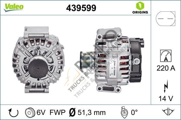 Mercedes Sprinter 2006-2010 Arası 215 CDI Alternatör Valeo Marka