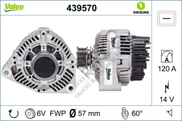 Mercedes Vito 1997-2003 Arası 110 D 2.3 Alternatör Valeo Marka