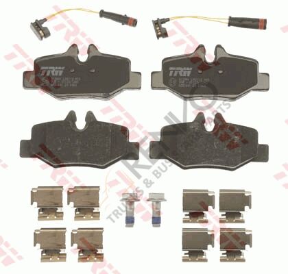 Mercedes Vito 2003-2007 Arası 110 CDI Arka Balata TRW Marka