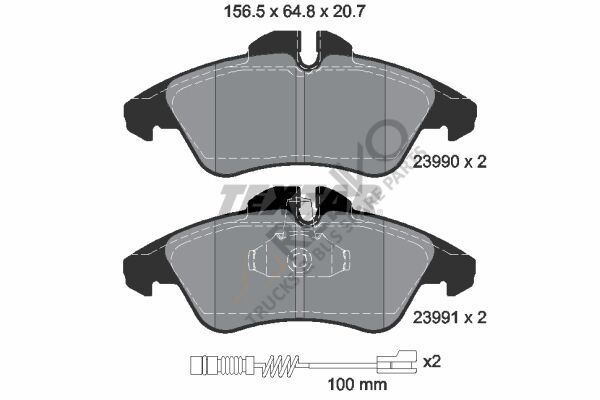 Mercedes Sprinter 1995-2006 Arası 212 D Ön Balata Textar Marka