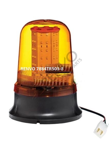 Döner Lamba 12V H3 Kırmızı-Tepe İkaz Lambası, ROTATING BEACON