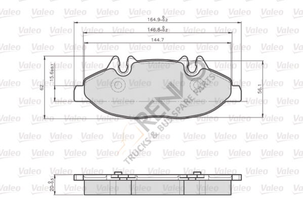 Mercedes Vito 2003-2007 Arası 122 Ön Balata Valeo Marka