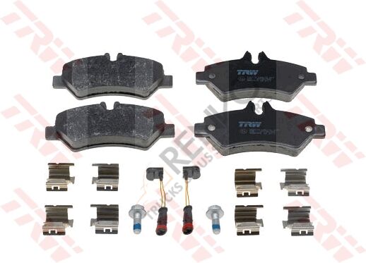 Mercedes Sprinter 2006-2010 Arası 319 CDI / BlueTEC 4x4 Arka Balata TRW Marka
