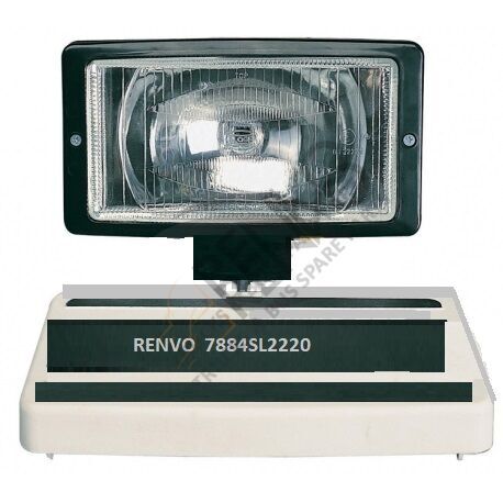 üniversal Sis Lambası Beyaz (Desenli Camlı)  MERCEDES, VOLVO, DAF,