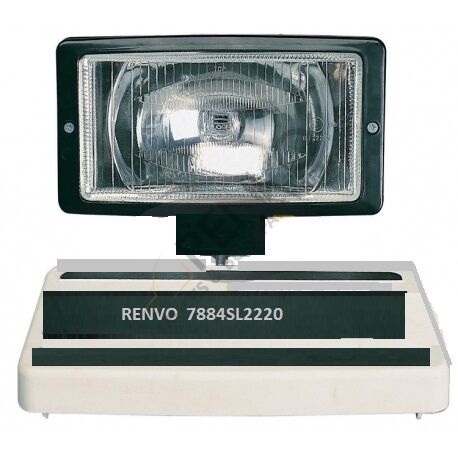 üniversal Sis Lambası Beyaz (Desenli Camlı)  MERCEDES, VOLVO, DAF,