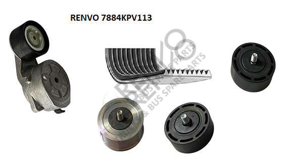 DAYCO KANLLI KAYIŞ VE RULMAN KIT SCANIA