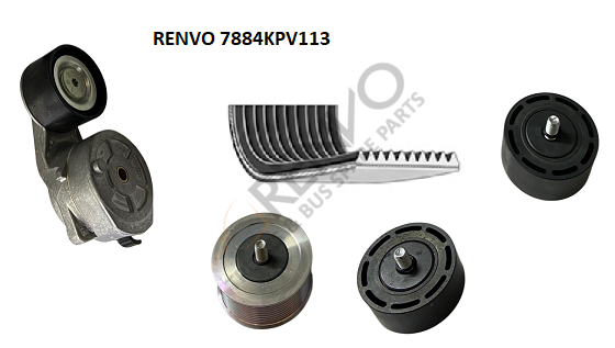 DAYCO KANLLI KAYIŞ VE RULMAN KIT SCANIA