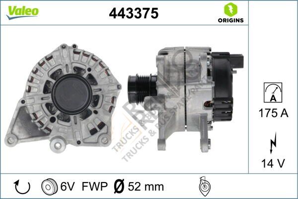 Mercedes Vito 2014-2018 Arası 116 CDI / 116 BlueTEC Alternatör Valeo Marka