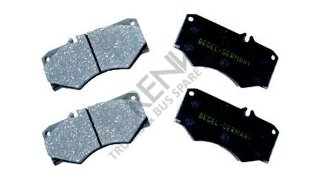 Brake Pad - Front T1 W601 602 - T1/TN W611 PUCH