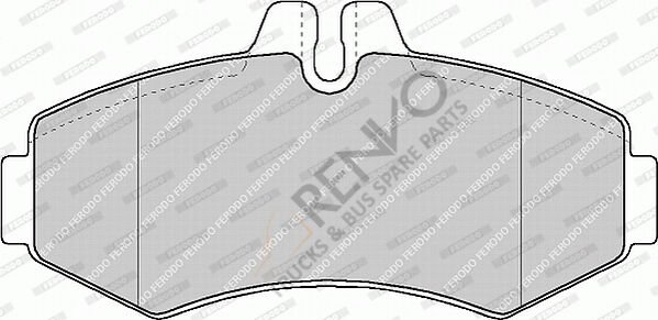 Mercedes Vito 1996-2003 Arası 113 2.0 Ön Balata Ferodo Marka