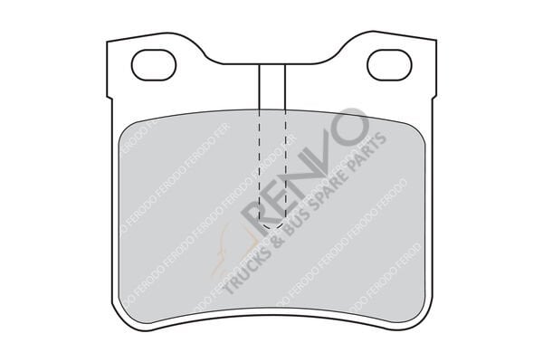 Mercedes Vito 1996-2003 Arası V 200 Arka Balata Ferodo Marka
