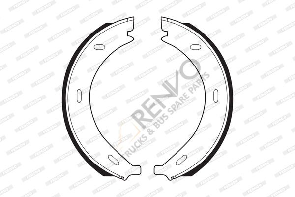Mercedes Vito 1996-2003 Arası 110 TD 2.3 Arka Fren Pabuçlu Balata Ferodo Marka