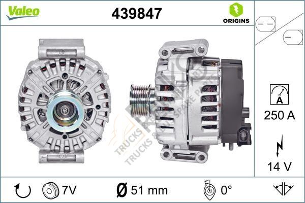 Mercedes Sprinter 2006-2010 Arası 319 CDI / BlueTEC Alternatör Valeo Marka
