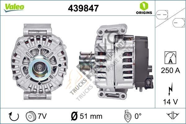 Mercedes Sprinter 2006-2010 Arası 319 CDI / BlueTEC 4x4 Alternatör Valeo Marka