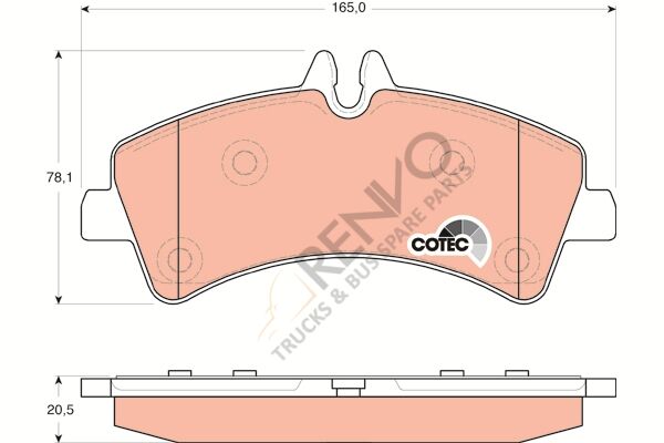 Volkswagen Crafter 2006-2016 Arası 2.0 TDI Arka Balata TRW Marka