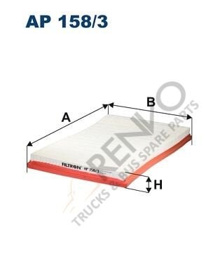 Mercedes Vito 2014-2018 Arası 119 CDI / BlueTEC Hava Filtresi Filtron Marka