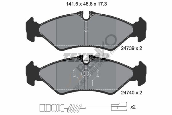 Mercedes Sprinter 1995-2006 Arası 214 Arka Balata Textar Marka