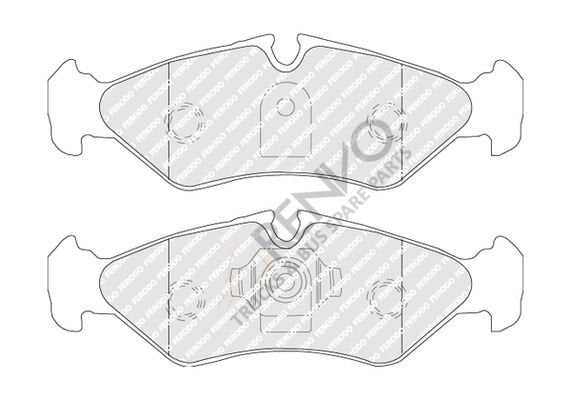 Mercedes Sprinter 1995-2006 Arası 208 D Arka Balata Ferodo Marka