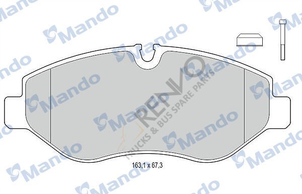 Mercedes Sprinter 2006-2010 Arası 319 CDI / BlueTEC Ön Balata Mando Marka