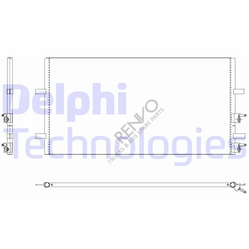 Ford Transit 2006-2014 Arası 2.2 TDCi RWD Klima Radyatörü Delphi Marka