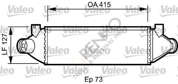 Ford Transit 2000-2006 Arası 2.4 DI Turbo Radyatörü Valeo Marka