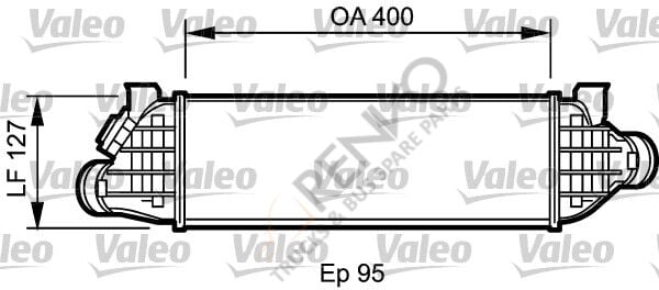 Ford Transit 2000-2006 Arası 2.0 DI Turbo Radyatörü Valeo Marka