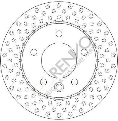 Mercedes Sprinter 1995-2012 Arası 308 D 2.3 Ön Fren Diski TRW Marka