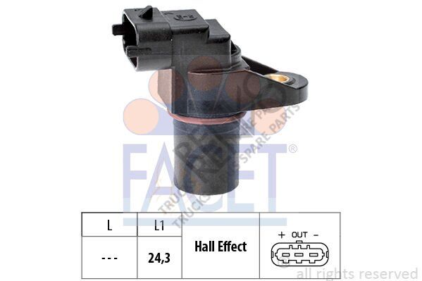 Mercedes Sprinter 2006-2010 Arası 319 CDI / BlueTEC 4x4 Eksantrik Devir Sensörü Facet Marka
