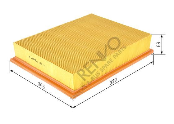 Mercedes Vito 1997-2003 Arası 110 D 2.3 Hava Filtresi Bosch Marka