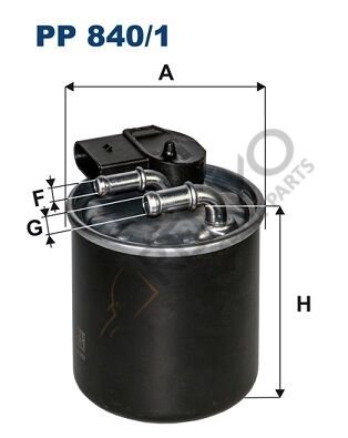 Mercedes Vito 2003-2007 Arası 113 CDI Yakıt Filtresi Filtron Marka