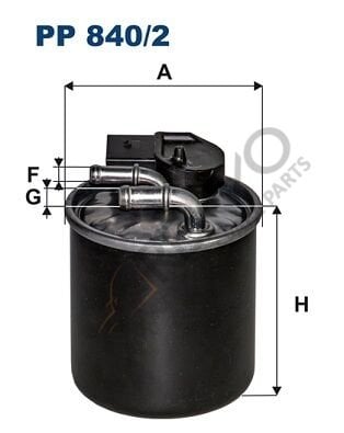 Mercedes Vito 2014-2018 Arası 119 CDI / BlueTEC Yakıt Filtresi Filtron Marka