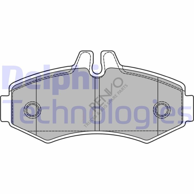 Mercedes Sprinter 1995-2006 Arası 214 Ön Balata Delphi Marka