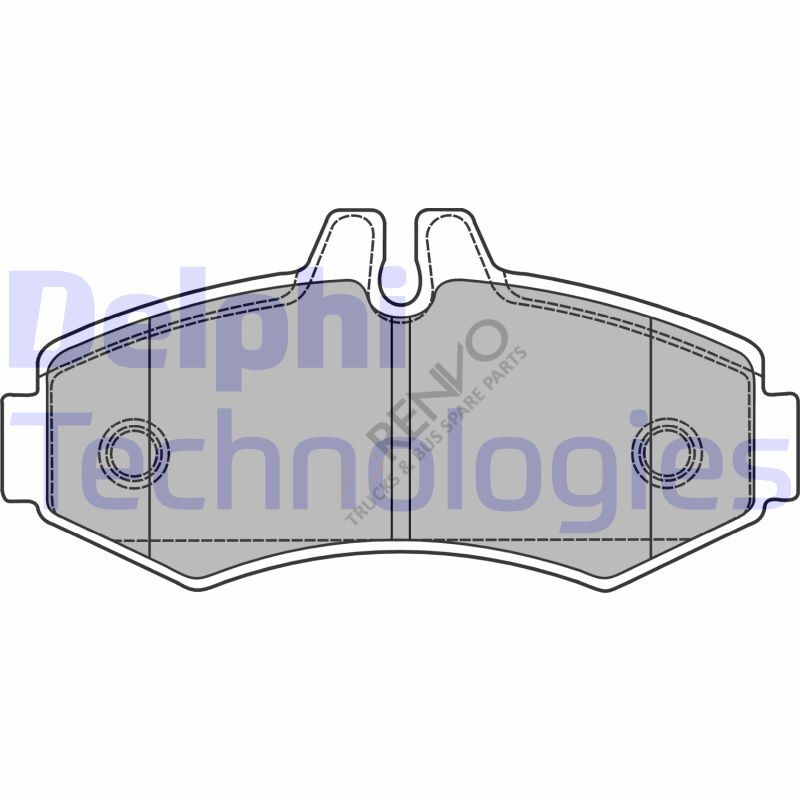 Mercedes Sprinter 1995-2006 Arası 214 Ön Balata Delphi Marka