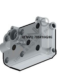 VOLVO FH 12, FM 9-12, NH 12 D12C/ D EURO 3 1993-2005 KOMPRESÖR KAPAĞİ TEK SİLİNDIR     OEM : 85104246, 4123529212, RK.01.168, FEBI 48820