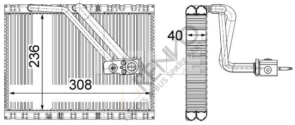 Mercedes Vito 2014-2018 Arası 109 CDI / 109 BlueTEC Klima Radyatörü Mahle Marka