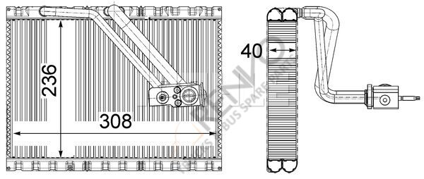 Mercedes Vito 2014-2018 Arası 109 CDI Klima Radyatörü Mahle Marka