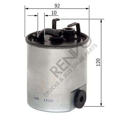 Mercedes Sprinter 1995-2006 Arası 208 CDI Yakıt Filtresi Bosch Marka