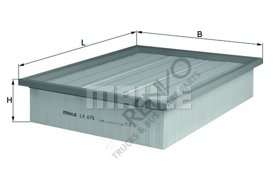 Mercedes Vito 1996-2003 Arası 114 2.3 Hava Filtresi Mahle Marka