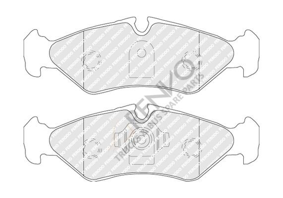 Mercedes Sprinter 1995-2006 Arası 214 Arka Balata Ferodo Marka