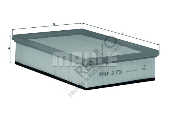 Ford Transit 2006-2014 Arası 2.3 16V RWD Hava Filtresi Mahle Marka