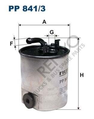 Mercedes Vito 1996-2003 Arası 112 CDI 2.2 Yakıt Filtresi Filtron Marka