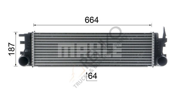 Mercedes Vito 2014-2018 Arası V 250 BlueTEC / d Turbo Radyatörü Mahle Marka