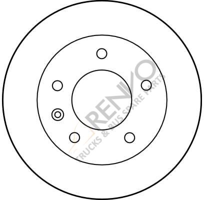 Mercedes Sprinter 1995-2006 Arası 210 D Ön Fren Diski TRW Marka