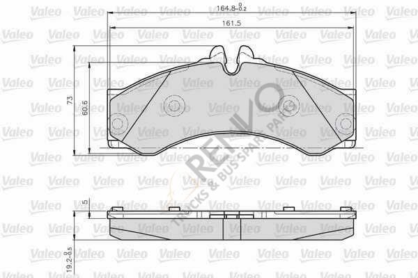 Mercedes Sprinter 1995-2006 Arası 216 CDI Ön Balata Valeo Marka