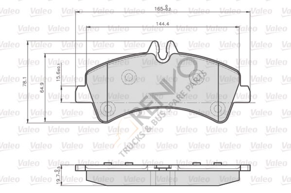 Mercedes Sprinter 2006-2010 Arası 509 CDI Arka Balata Valeo Marka